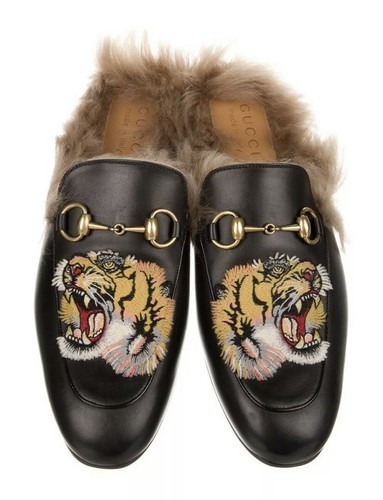 Gucci men princetown fur - gucci,
