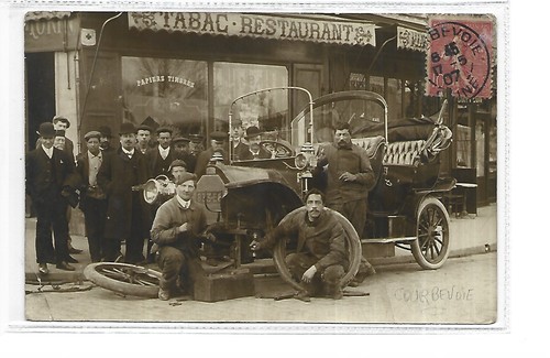 Carte photo courbevoie - photo,