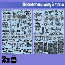 Decalcomanies a l'eau - Mix