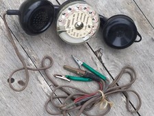 Téléphone de technicien Ancien Vintage backelite et métal 