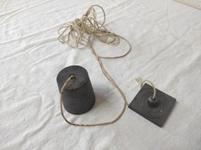 Ancien Fil à plomb en acier