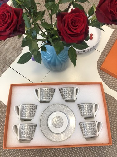 Hermès ensemble tasses 6 - hermès,