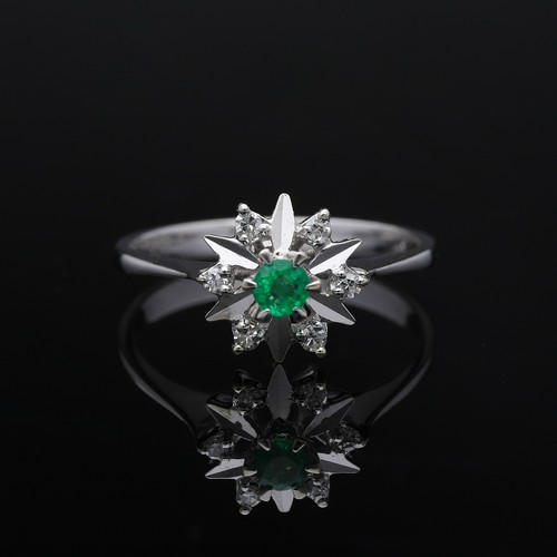 Bague vintage diamants