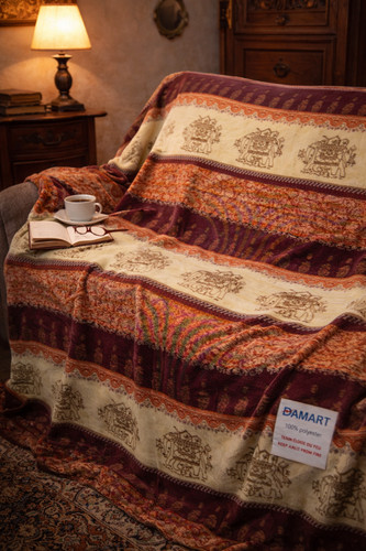 Grand plaid damart ancien - grand, 220