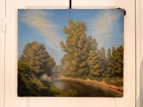 Tableau peinture huile - tableau,