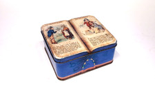 Boîte en tôle lithographiée - Tours de magie - 13x12x6 cm