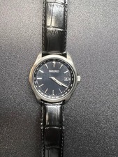 Montre analogique homme Seiko Radio Wave Solar SBTM291 titane noir premium