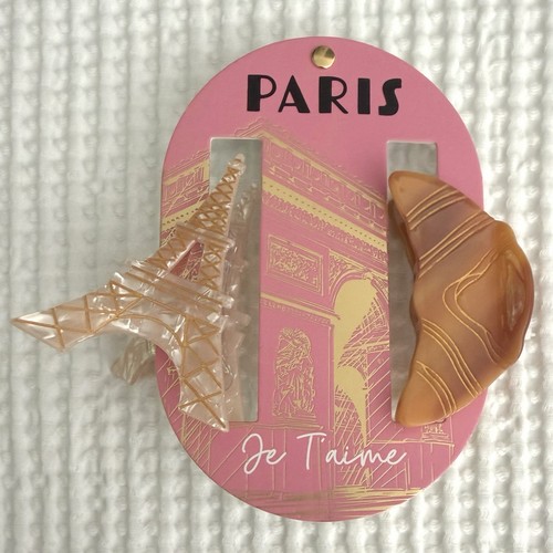 Paris theme hair clip set - theme,