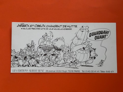 Uderzo goscinny asterix carton - uderzo,