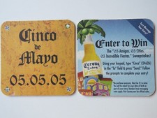 Bière Brewery dessous de Verre ~ Corona Extra Cerveza ~ Cinco De Mayo 05-05.05