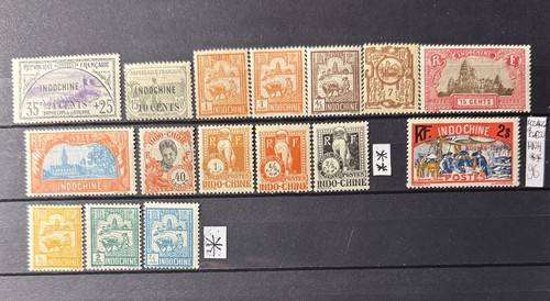 Indochine timbres - indochine,