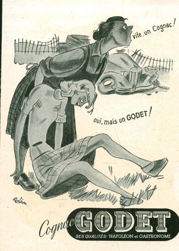 Publicité ancienne cognac