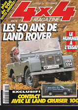 4X4 MAGAZINE N°199 TOYOTA HILUX TD / PATROL 2.8L TDI / HUMMER PICK-UP BACHE