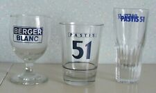 LOT DE VERRES ANCIENS - Pastis et berger