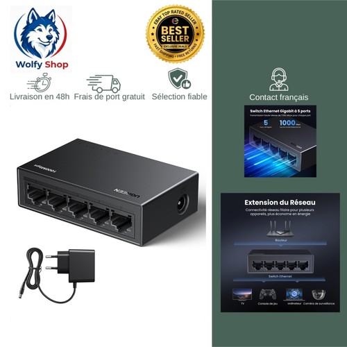 Ugreen switch ethernet gigabit - switch,