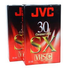 JVC lot 2 Cassettes pour