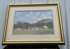 Magnifique Gouache Scène