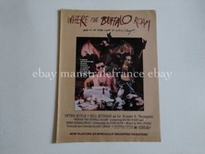 Where the Buffalo Roam Bill Murray ad clipping USA 1970s DiMarzio ad