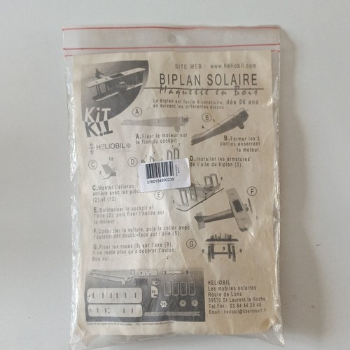 Héliobil biplan solaire kit - biplan,