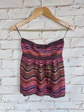 Haut femme M Missoni top tricot taille I38 D32 multicolore