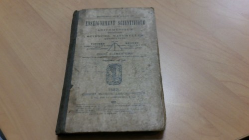 Ancien livre école - , 1889