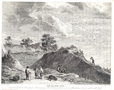 Gravure XVIIIe -The GRAVEL