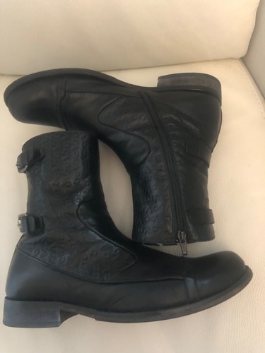 Bottines cuir versace - bottines,
