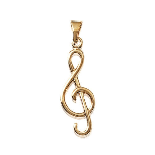 Pendentif plaqué clé de - pendentif,