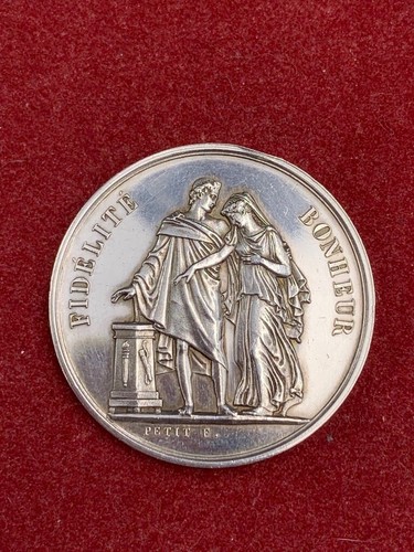 Médaille jeton mariage en - médaille,