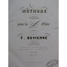 DEVIENNE François Méthode élémentaire pour la Flûte ca1845