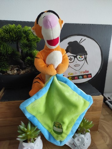 Peluche doudou tigrou mouchoir - peluche,
