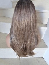 perruque wig châtain  claire