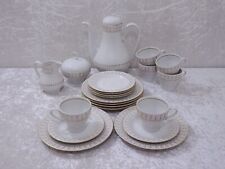 21 Pièces Konvolut DDR Design Ilmenau Porcelaine Service - Vintage À 1970