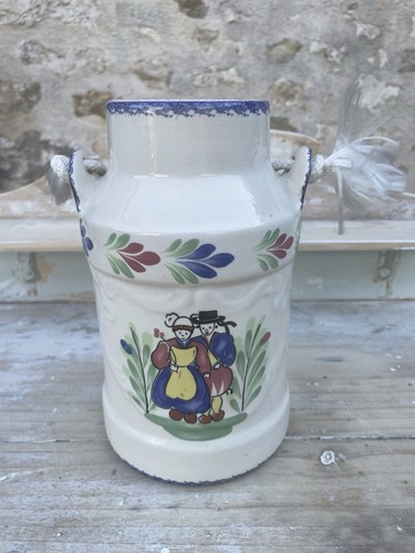 Pot lait faïence pornic - faïence,