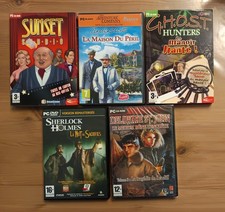 5 JEUX PC DVD CD ROM - en