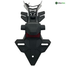 Support de plaque et eclairage