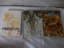 Lot de 3 livres Manga (Last fantasy, Prist N° 3 ...)