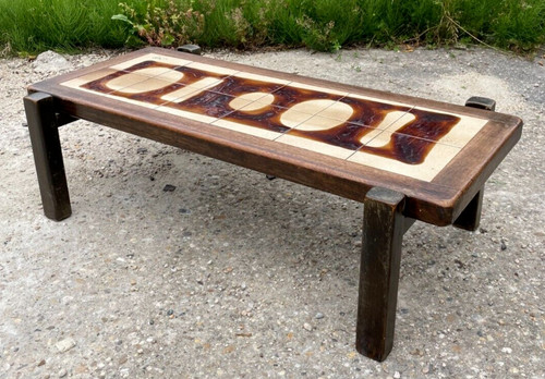 Table basse rectangle bois - table,