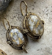 Paire Boucles Pendants XIXE