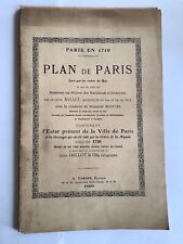 Plan de Paris, Paris en 1710
