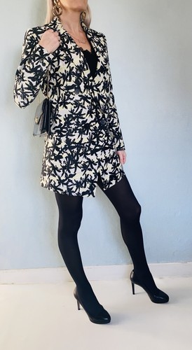 Veste longue jacquard - , à