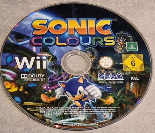 Sonic colours nintendo wii - colours,