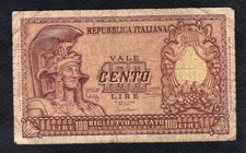 Italie 100 Lire 1951 Elmata