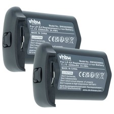 2 Batteries pour Canon EOS 1Ds Mark III 1D X 1D X Mark II 2200mAh 11,1V