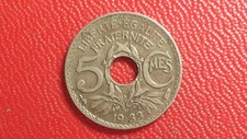 5 centimes 1933 France -