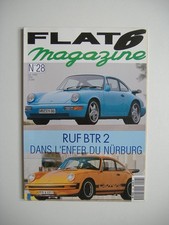 FLAT 6 MAGAZINE n°28 911 RUF BTR 2-911 S 2.0 1969-CARRERA 2.7-356 B ROADSTER