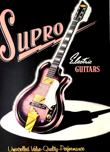 1950 supro electric guitars - electric,