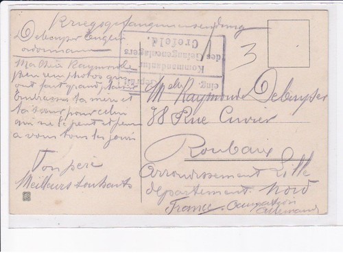Cachet kommandantur des - cachet:,