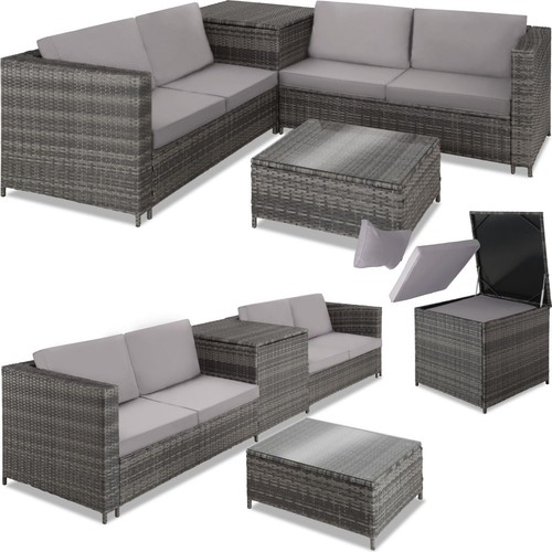 Salon jardin gris 2 - gris,