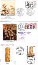 3 enveloppes - voir cachets 1er jour